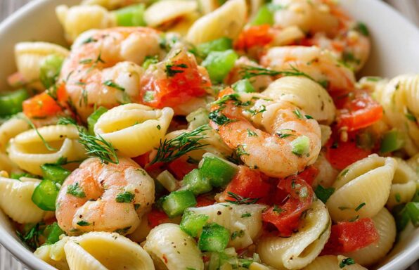 Shrimp and Shells Pasta Salad