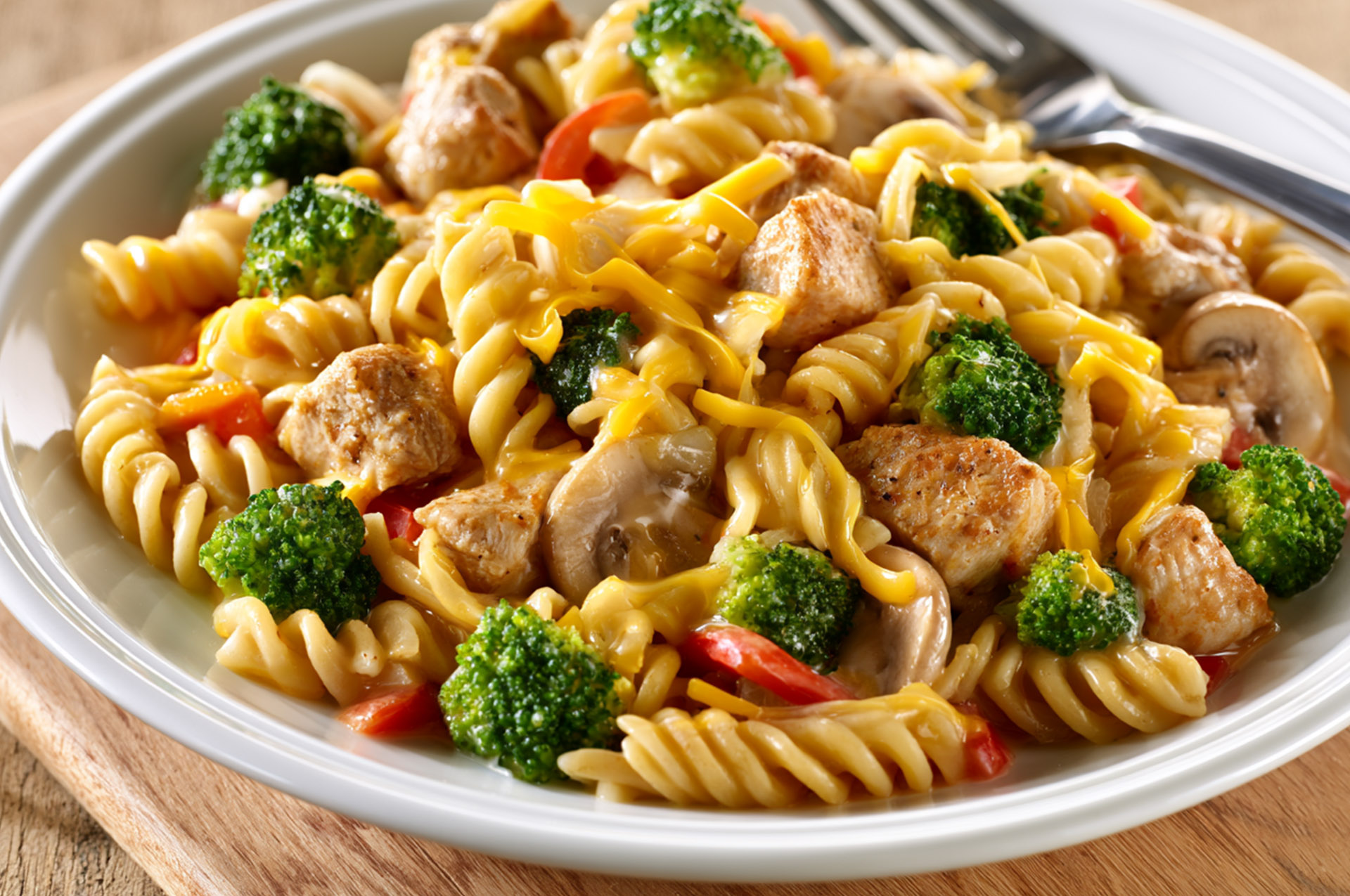 Last Minute Chicken Cheddar Rotini